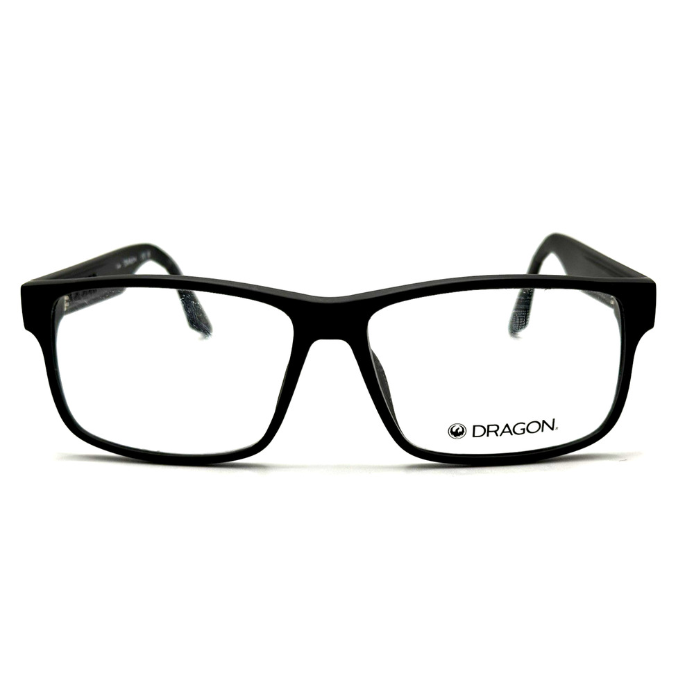 DRAGON 2208 BLACK DESIGNER EYEGLASSES 58-15-140